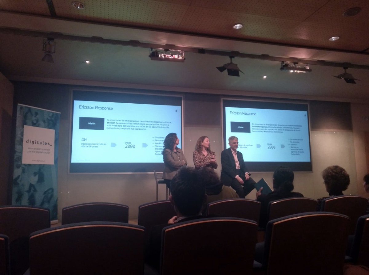 Innuba_es's tweet image. Hoy @Clevintonm ha presentado @Ericsson_es Response "innovating technology for good", desplegando equipos y recursos para que los trabajadores que están en la emergencia tengan conectividad #ForoIN #socialinnovation @AsocDigitales