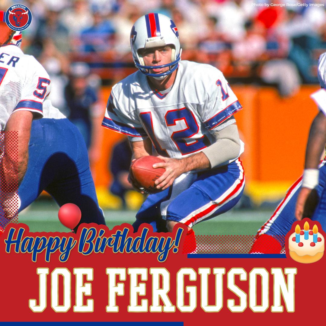 Happy birthday to Bills legend, Joe Ferguson! 