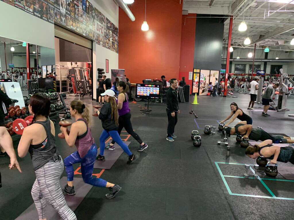 ClubReady's tweet photo. #PerformanceOutput is ready to go at the grand opening of @UFCgymTorrance - track your performance and measure your progress - then share to social and tag @UFCGYM @ClubReady @MyPerformanceIQ https://t.co/dFJpxyYCl5
