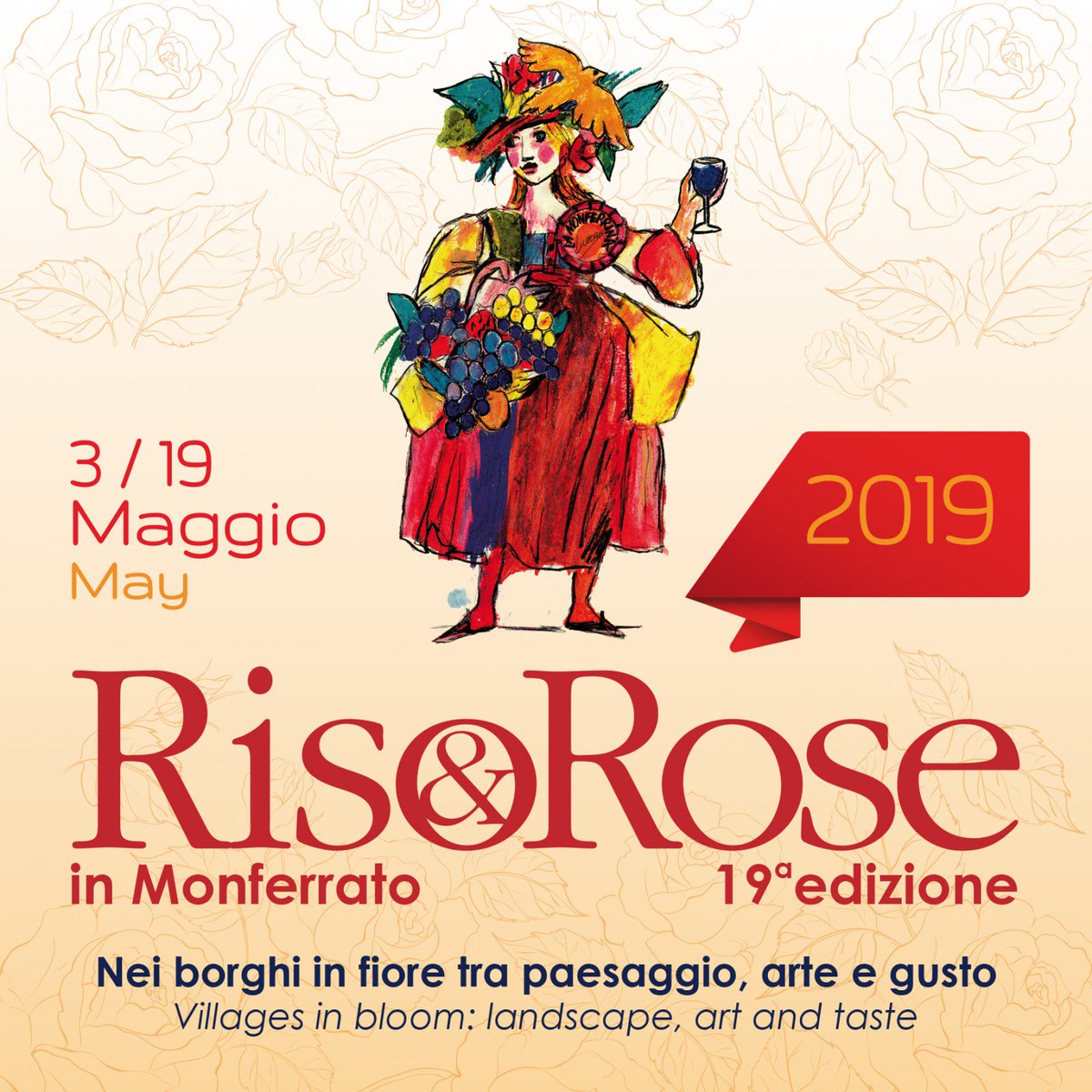 RISO&amp;ROSE
03 - 19 Maggio 2019
Il Monferrato celebra tutto il bello e il buono di questa terra fra le colline Unesco del vino, la piana del riso attraversata dal fiume Po e la Lomellina. #piemontedavivere #piemonte #enogastronomia <a href="/PiemonteInforma/">Piemonte Informa</a> <a href="/regionepiemonte/">Regione Piemonte</a> <a href="/ATLALEXALA/">ALEXALA</a>