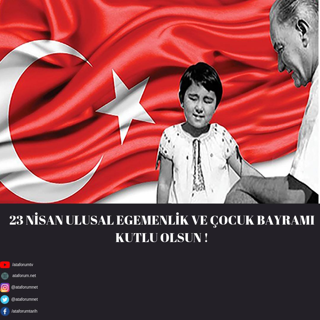 ataforumnet's tweet photo. 23 Nisan'a özel videomuz, Ataforum TV Youtube kanalında yayında..
#23nisan #çocukbayramı #atatürk #ataforum https://t.co/yDTNMpPlSC