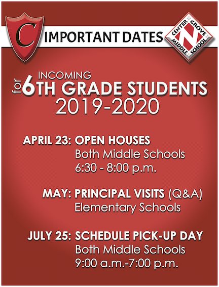 DavinHarpe's tweet photo. We are looking forward to seeing our incoming 6th graders &amp; their families this evening. #CGNorthPride https://t.co/0V1BpRqreU