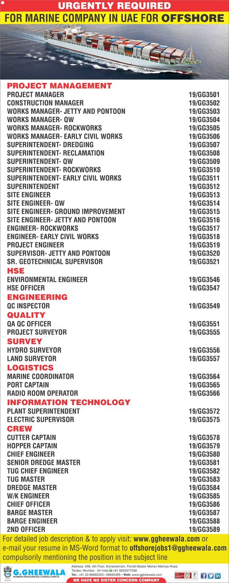 ggheewala1's tweet photo. #Offshore #project #management #manager #Construction #worksmanager #jetty #pontoon #QW #rockworks #earlycivilwork #Dredging #reclamation #Superintendent #siteengineer #groundimprovement #engineer #projectengineer #supervisor #srgeotechnical #HSE #Environmental #engineer #Officer https://t.co/Z6q8YWFfcP