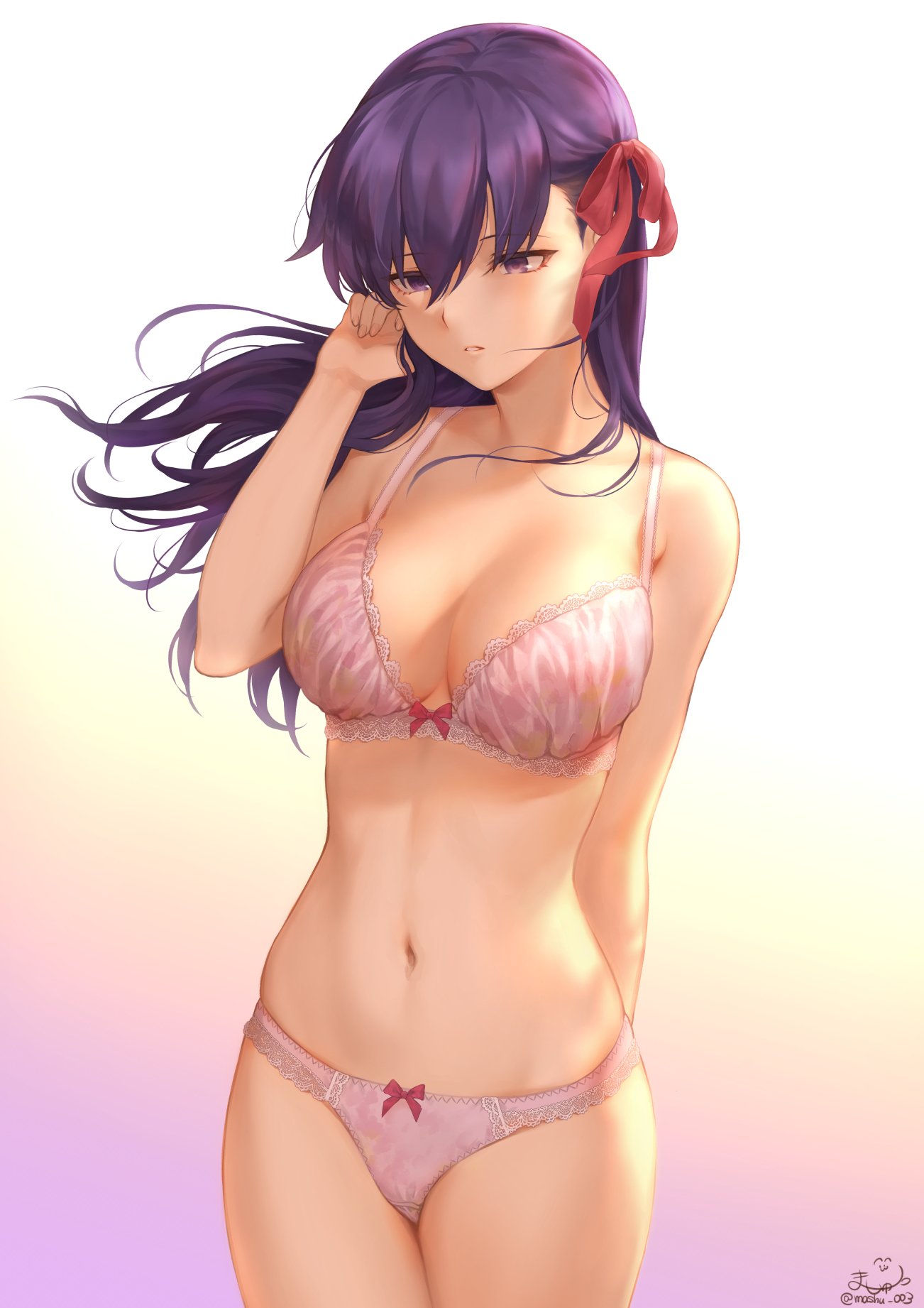 ましゅー 下着モデル 間桐桜 Fate Stay Night Hf コラボ下着 Fate T Co Qzmcieert3 Twitter