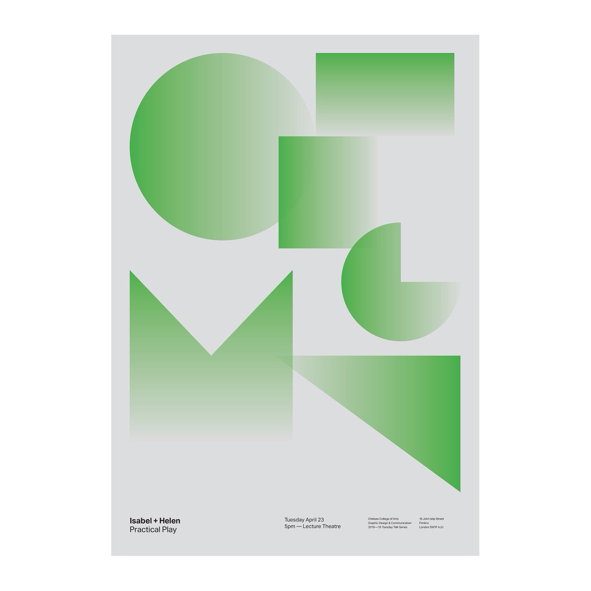 Isabel and Helen are coming in today to give a talk at 5pm in the lecture theatre. All are welcome! isabelandhelen.com