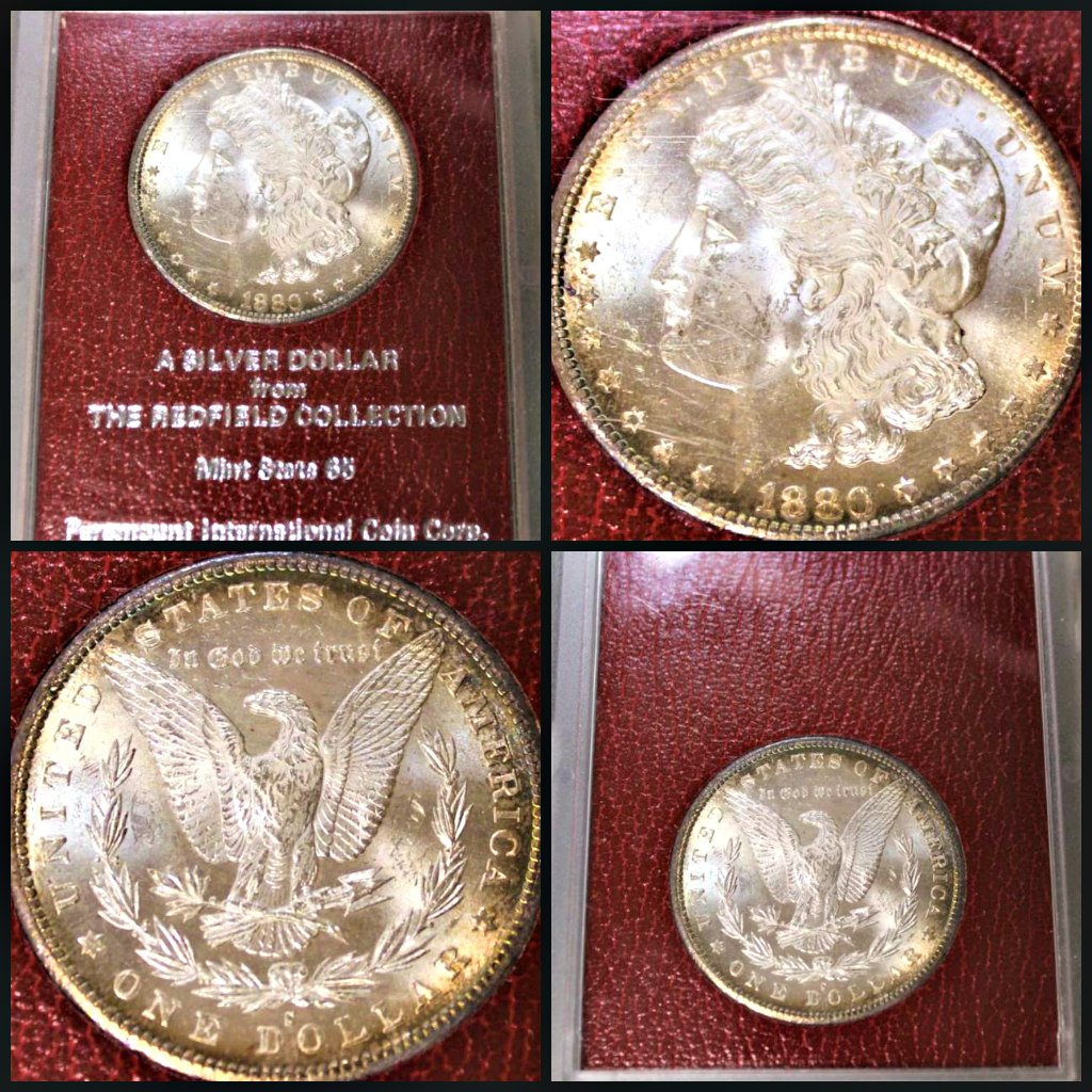 MyCoinClub's tweet image. Here's a beautiful 1880 S Redfield Collection Morgan Dollar that was recently shared at our coin club. Come on over to our online coin club and show us YOUR photos! You may have the next featured coin of the day! mycoinclub.com