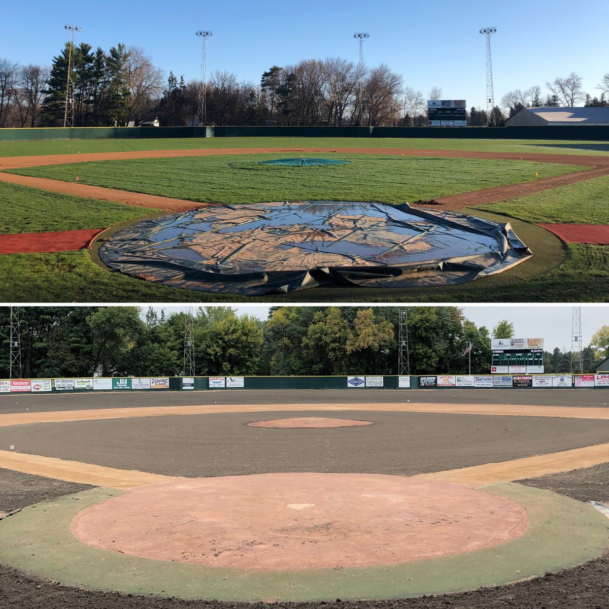 DCSaints's tweet photo. Greenest it’s been post-resurface and we’re getting closer to that glorious first cut of the year! Lots of work yet to do, but we’re looking forward to it. #ProjectTight https://t.co/whdrgdWIKw