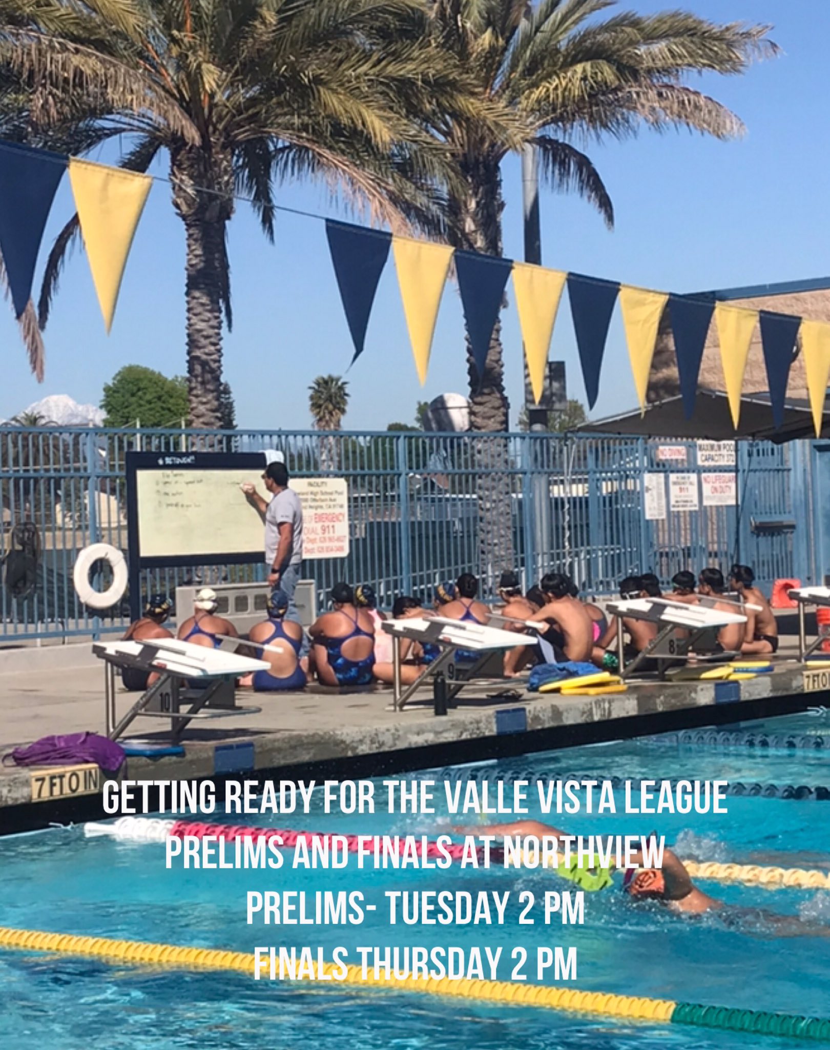 Rowland High School Swim on Twitter "Valle Vista League prelims/finals