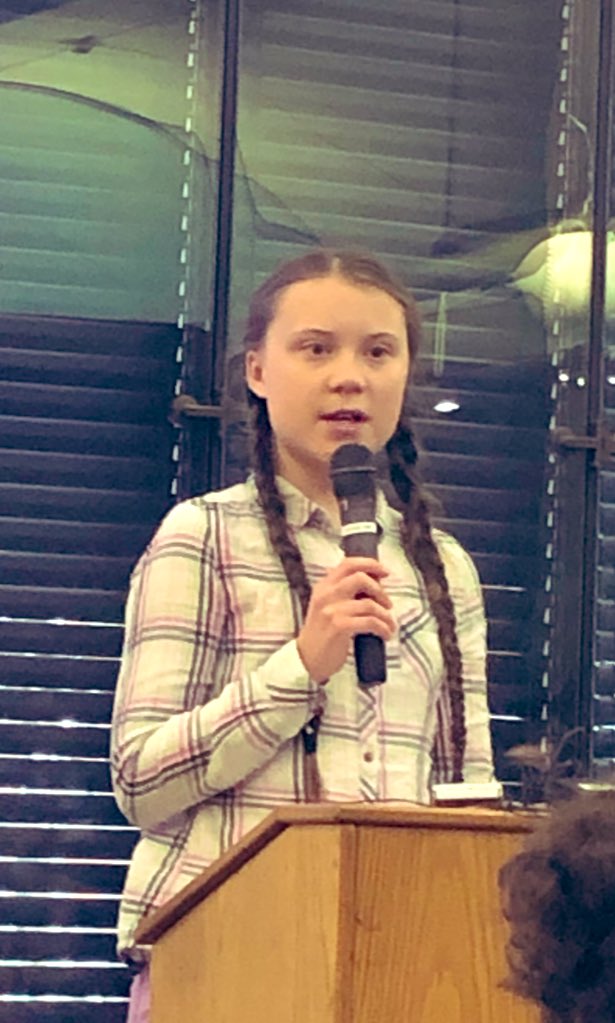 angelaeagle's tweet photo. Listening to inspirational @GretaThunberg in Parliament asking us all to #ListenToTheScience & act to #StopClimateCatastrophe https://t.co/Gj9gc3JiM2