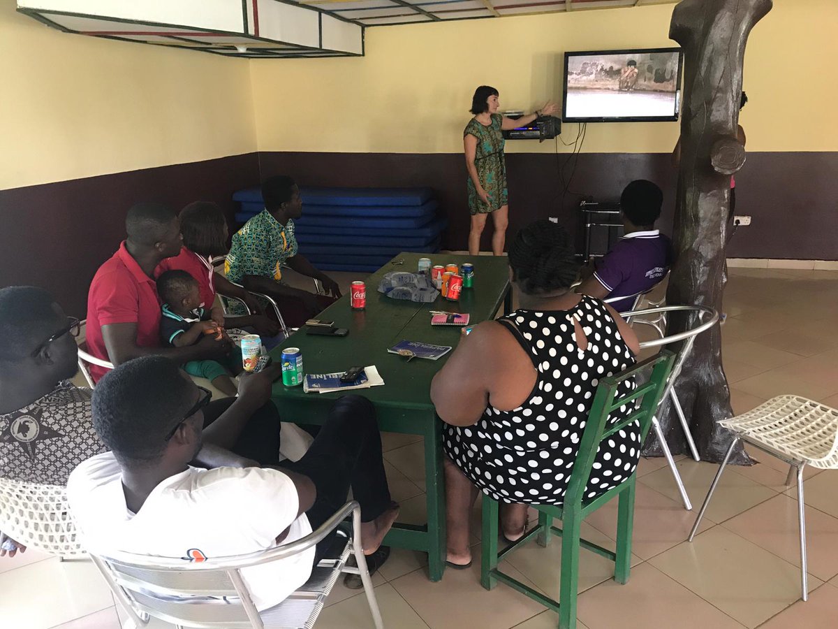 Together4MH's tweet image. Training the local ghanaians health workers who are taking part in our @ESRC @GCRF #mentalhealth and #HumanRights project on the use of #visualresearch methods #film #arts #creative #healers #collaboration @MiddlesexUni @GHSMatKCL @UnivofGhana @ErminiaColucci @ursulamread