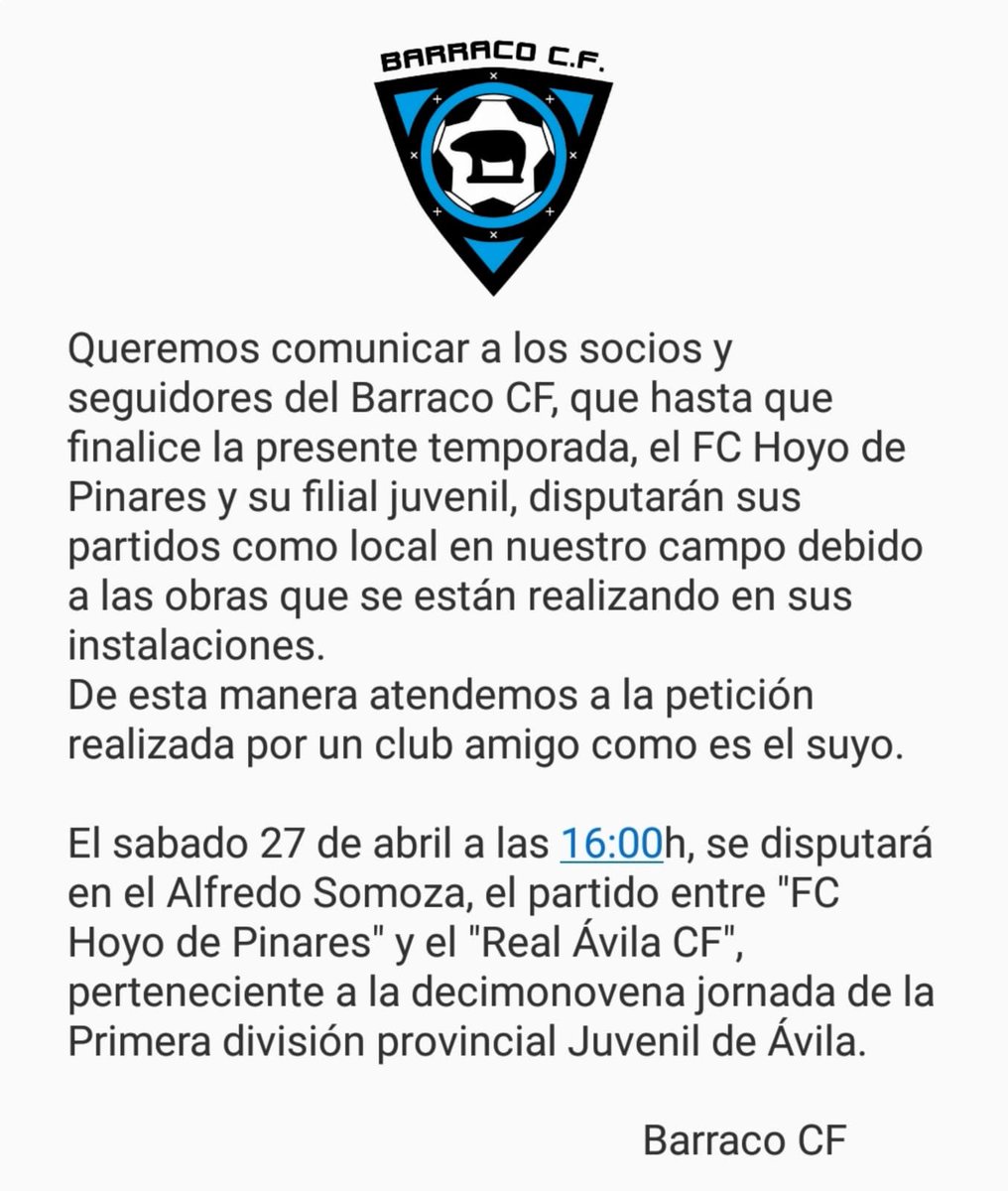 Barraco C. F. (@fcbarraco1) on Twitter photo 