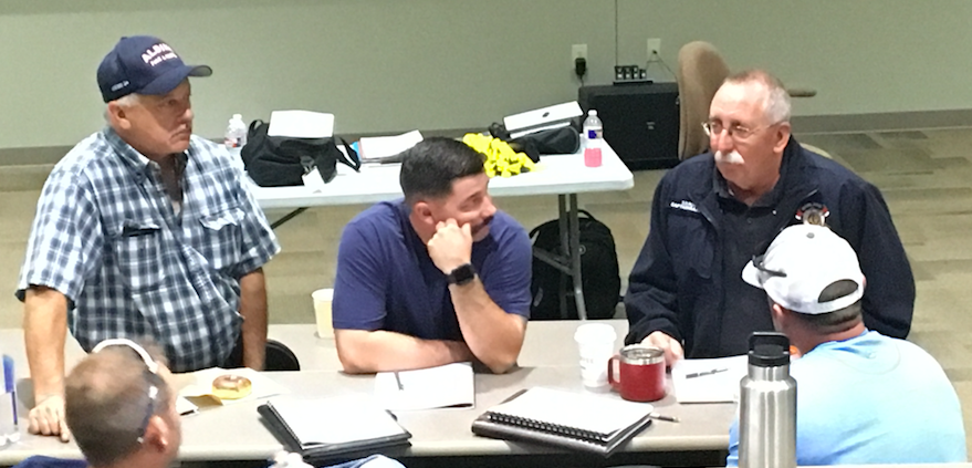 Texas Fire Chiefs Association <a href="/texasfirechiefs/">TFCA</a> is in Garland this week in a 3-day Company Officers Symposium. These folks are hammering out the issues. Join us for one coming up close to you.