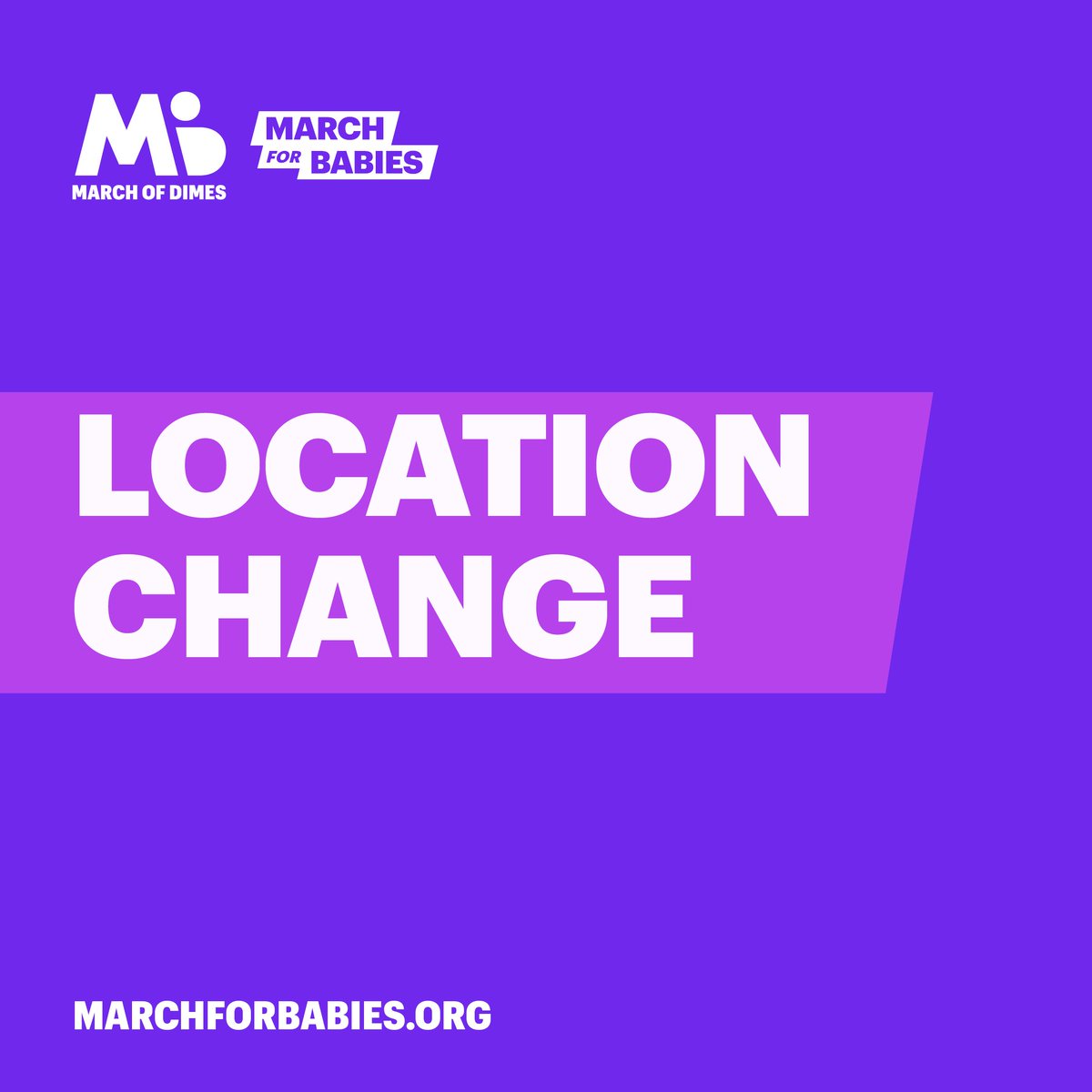 Location update! It's looking a little muddy for tent set up this week. Our Cleveland County March for Babies event will move indoors to the ARAMARK Conference Center and Hotel. Join us as we walk inside the gym on the North East end of the building. bit.ly/2IPmiTf