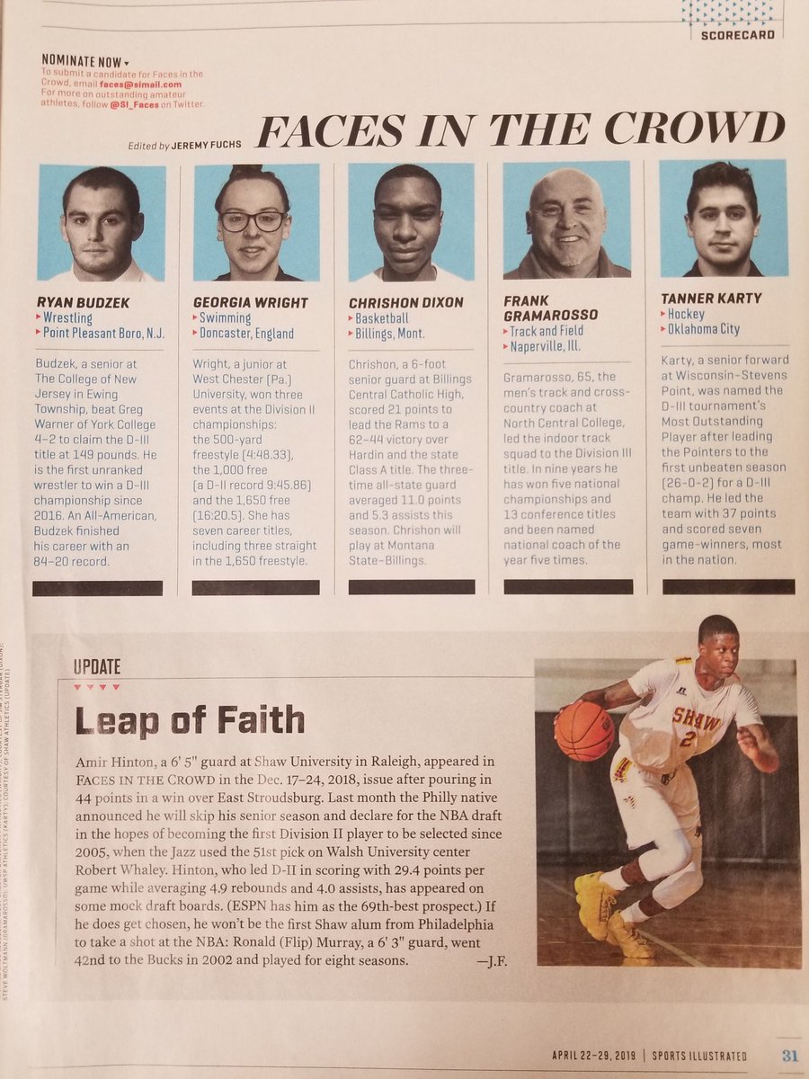 Hey, we know that guy. Ryan Budzek of <a href="/TCNJ_Wrestling/">TCNJ Wrestling</a> was featured in this week's issue of Sports Illustrated <a href="/SI_Faces/">Jeremy Fuchs</a> #d3wrestle #TCNJ #TheCollegeofChampions