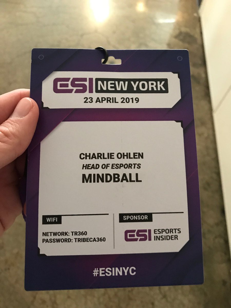 MindballPlay's tweet photo. Attending Esports Insider in NY. Come talk to us about focus training for Esports Athletes if you're thee too. #eSports #Focus #focusnews https://t.co/YssppgwO78