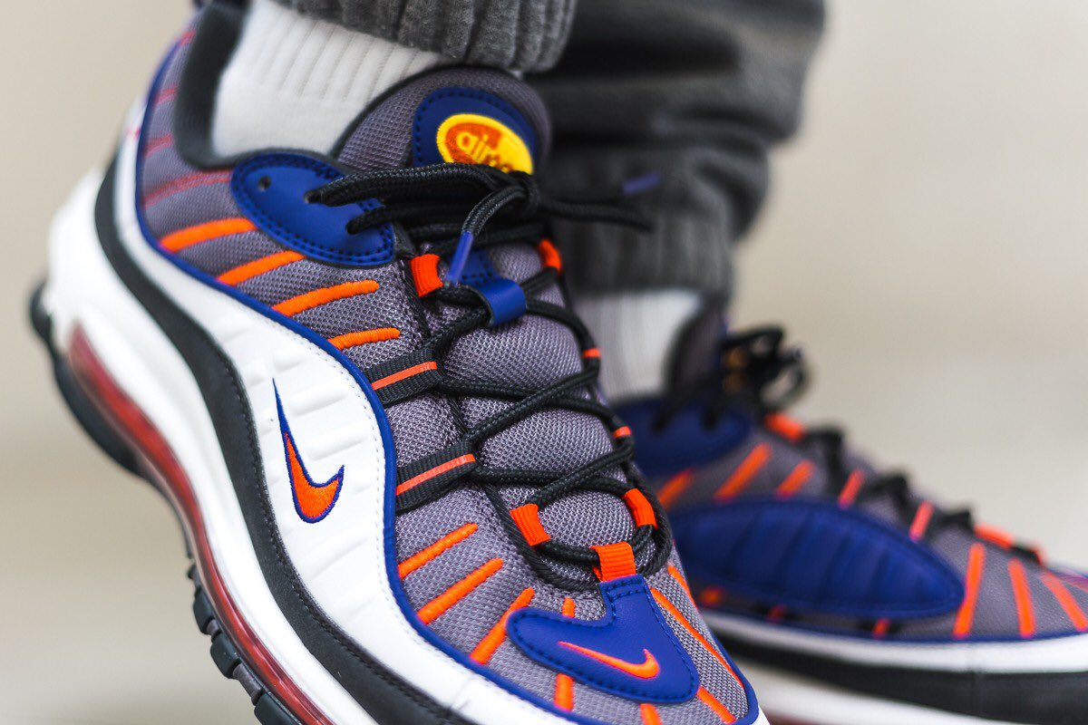 nike air max 98 gunsmoke team orange