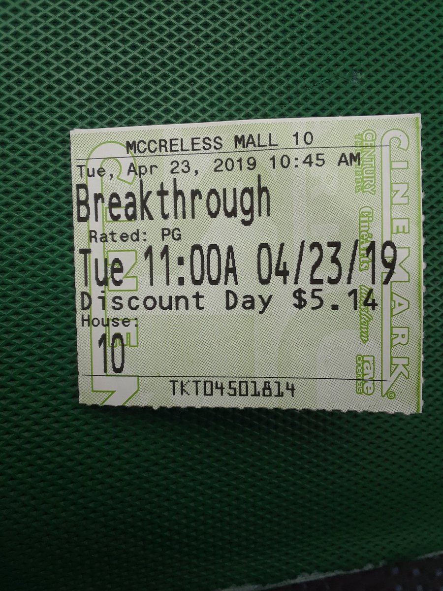 My movie recommendation 
#BreakthroughMovie