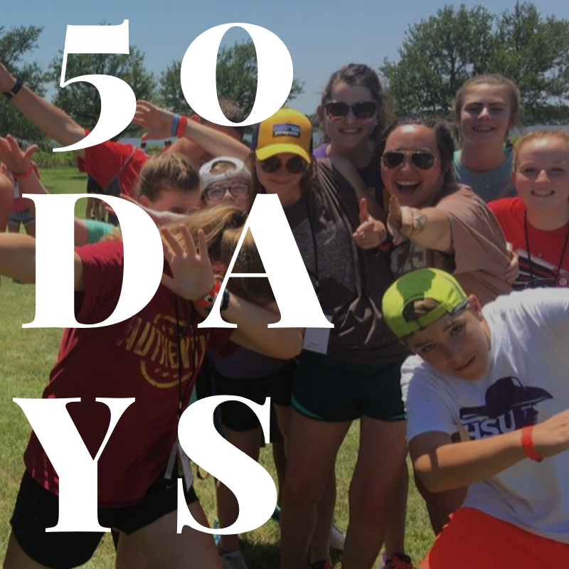 horizoncamps's tweet image. 50 DAYS UNTIL WEEK ONE OF HORIZON CAMP!!!! Can you believe it? At the beginning of the count down, it seemed so far away, but now its getting close! #countdown #horizoncamp #bestcampever
