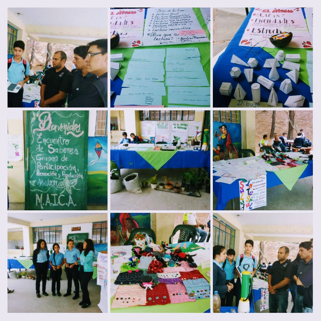 EPTMAICA's tweet photo. EN EL MARCO DE LA EXPOSICIÓN DE SABERES DE GRUPOS DE PARTICIPACIÓN, RECEREACION Y CREACION... LICEO MAICA ABRIL 2019 @MPPEDUCACION @ZonaEducTachira @clifpguasimos  @LICEOMAICA https://t.co/ksqTy1W066