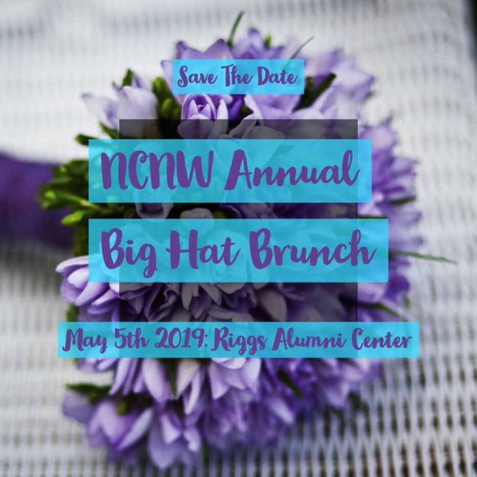 We are working hard to make this brunch fabulous for all you ladies!! Hope to see you all there 💜💙 eventbrite.com/e/ncnws-annual…