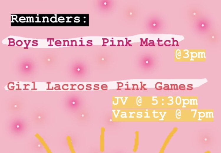 GV_SUFH's tweet photo. Come out and support the Jags and Unite for HER at any of the three Pink Games today! 💞🐾
Times are attached: https://t.co/VCtsLbNziy