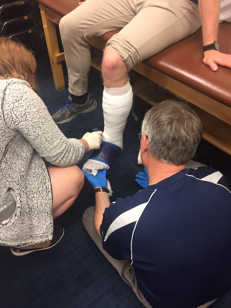 jburnsatc's tweet image. @IchabodAT Cast application class today. Cast removal on Thursday. #wearit #learningempathy