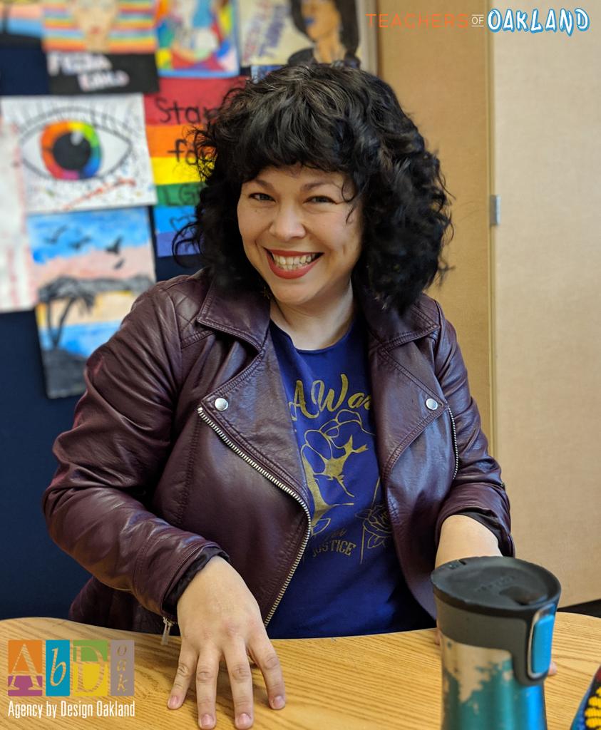 TeachersOfOak's tweet photo. “Creating some kind of object or system that wasn't there before is you saying to yourself and to other people: “My idea is worthy of being born. I am worthy of creating.” (3/3)
-- Crystal Barajas Barr | Art Teacher and Gender and Sexuality Alliance (GSA) Lead at UPA https://t.co/IgVzKB6N9d