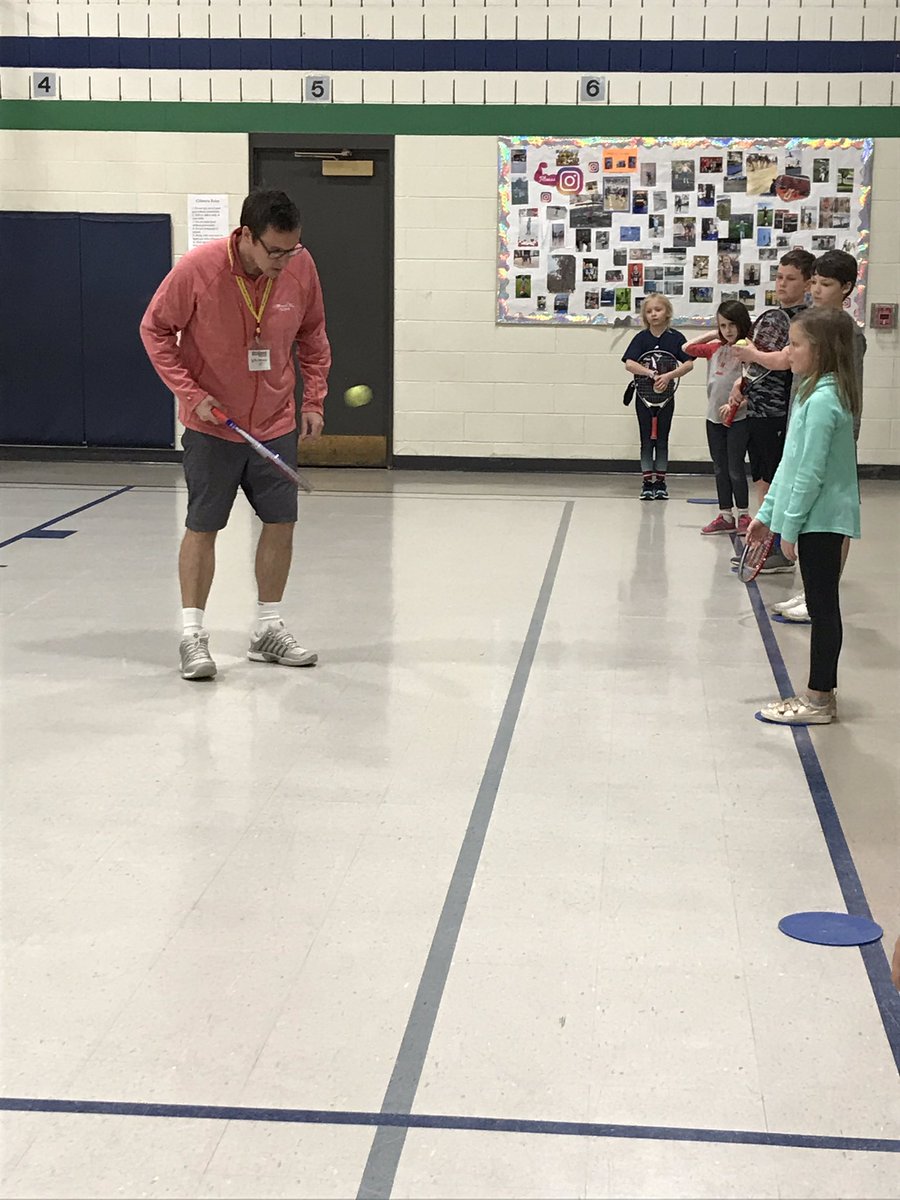 Thank you Mr. Saniuk for visiting Abbott this week and taking us through our tennis unit! <a href="/MonicaHutfles/">Monica Hutfles</a> @MPS_Abbott <a href="/miraclehill10s/">Miracle Hill Tennis</a>