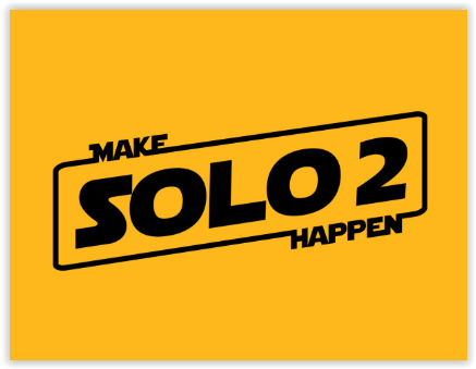 TRBpodcasts's tweet image. Join us for #MakeSolo2Happen day on 5/23/19! 

On that day tweet using the hashtag with photos, shirts, etc!

Together let's get it trending so @Disney takes notice that #StarWars fans want a #Solo sequel, whether it's a movie or series! We encourage the creators to get involved!