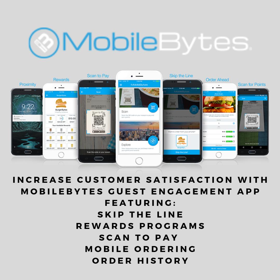 MobileBytes Guest Engagement App takes your customer satisfaction to the next level. Call 512- 833-9840 about a demo. #mobilerestaurant #mobilebytes #possolutions_atx #pointofsalesystem #pos #possolutions #austinrestaurants #restaurantownerlife #restaurantowners #restaurantpos