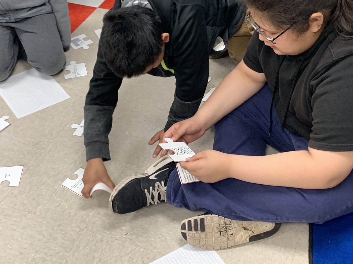 ealy_daeducator's tweet photo. 4th grade Small Group intervention focus point of the day is TEK 4.3E Adding and Subtracting Fractions. #DoganNation will be prepared to master the STAAR! #DoganMath https://t.co/Afy6AsaNak