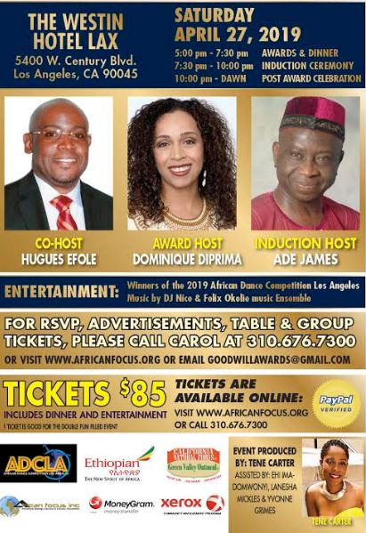 RadioFreeKJLH's tweet photo. #ICYMI Sat. 4/27, @diprimaradio will be hosting the 16th #AfricanFocus Goodwill Awards & Induction Ceremony! This night will highlight the support of those w/in #AfricanFocus and the Induction Ceremony of the nominees! For More Info Visit https://t.co/nije0aoXTf! https://t.co/IiG6sLcr7G