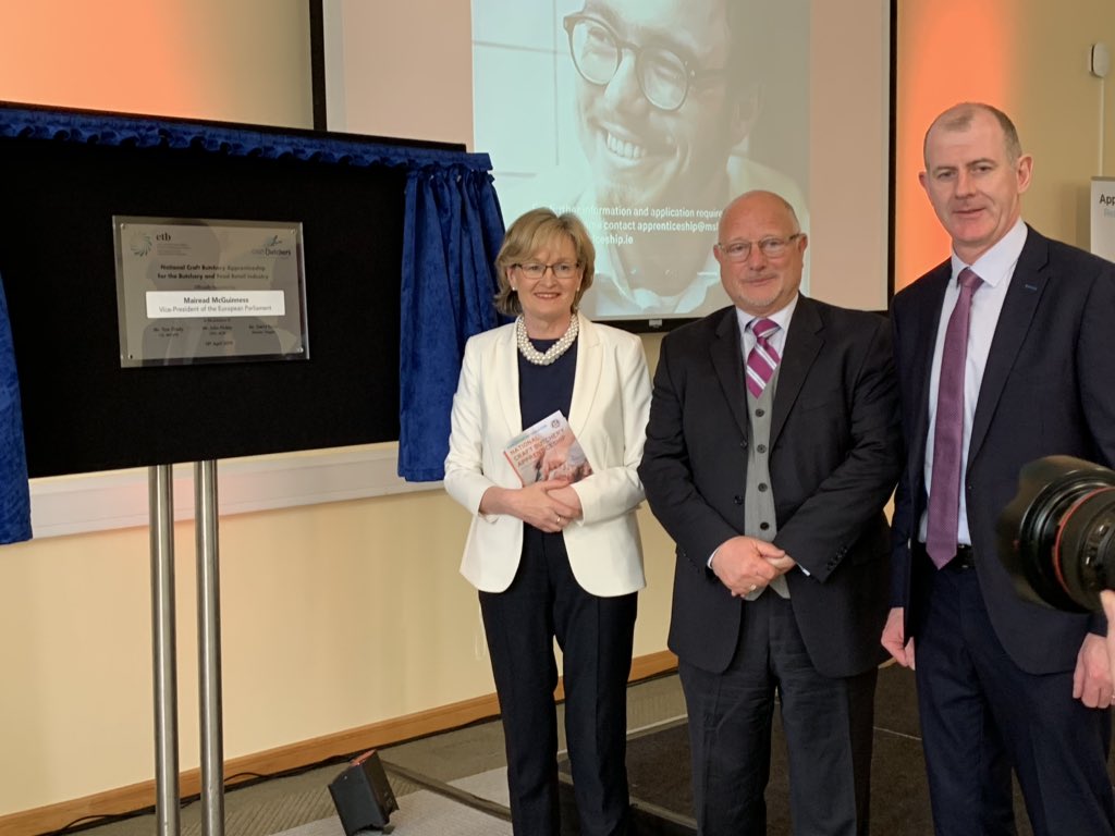 McGuinnessEU's tweet photo. Delighted to be part of the National Craft Butchery apprenticeship launch in @teagasc Ashtown recently. Very impressive students and excellent collaboration between @CraftButchers @msletb @SOLASFET This is a really positive development, congratulations 
#generationapprenticeship https://t.co/nO9HmEHe9q