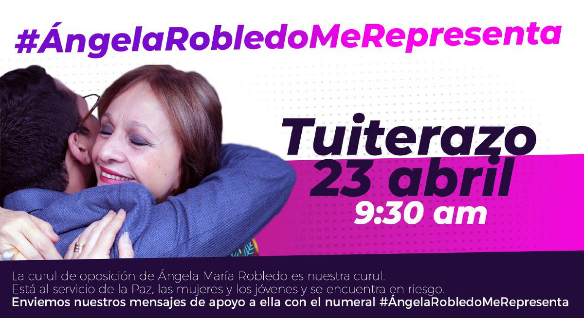Antequerajose's tweet image. La curul de @angelamrobledo es nuestra curul, a favor de la vida, la paz, los derechos de las mujeres y una Colombia más humana. #AngelaRobledoMeRepresenta Tuiterazo!