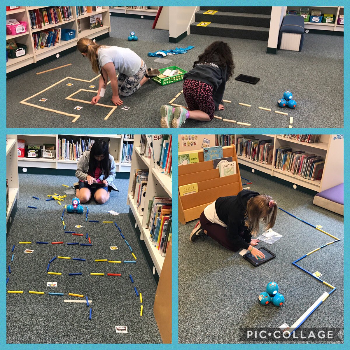 4th graders coding w Dash during drop-in Makerspace! <a href="/WonderWorkshop/">Wonder Workshop</a> <a href="/ArborViewSchool/">Arbor View School</a>