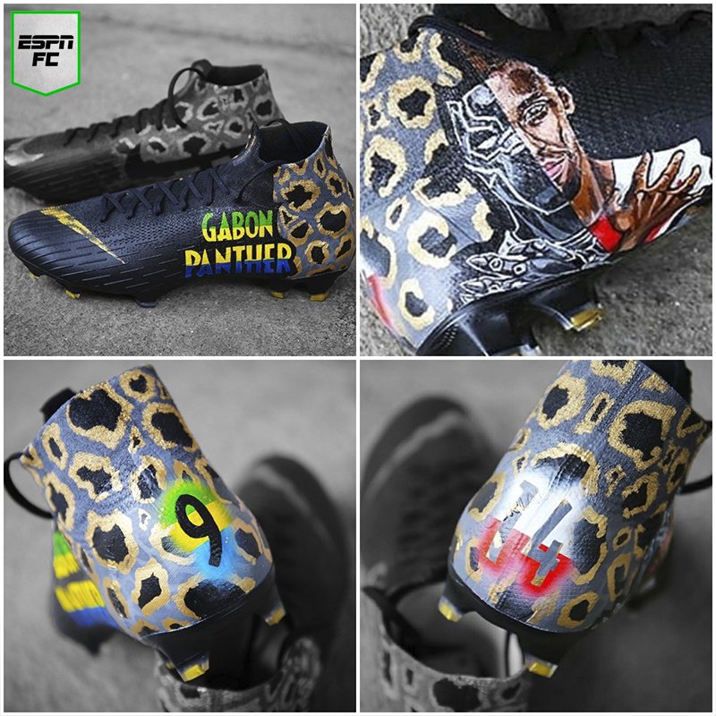 La pantera de Gabón: salieron a la luz imágenes de los nuevos botines de  Pierre-Emerick Aubameyang. ¿Qué puntaje le ponés? | ESPN Fútbol Club |  Scoopnest