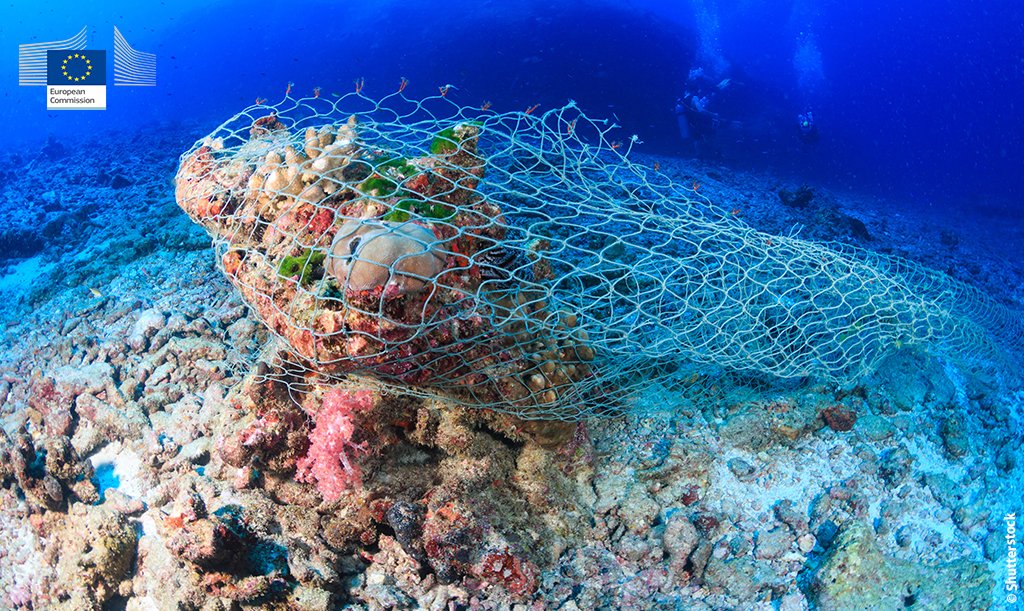 EU_MARE's tweet image. Introducing @NetTagProject! This project brings together researchers 🇵🇹🇪🇸🇬🇧 to develop &amp;amp; test acoustic devices and robotic recovery system. What for? To reduce lost gears &amp;amp; organise awareness-raising activities on #marinelitter for fishermen! With little help from #EMFF 🇪🇺