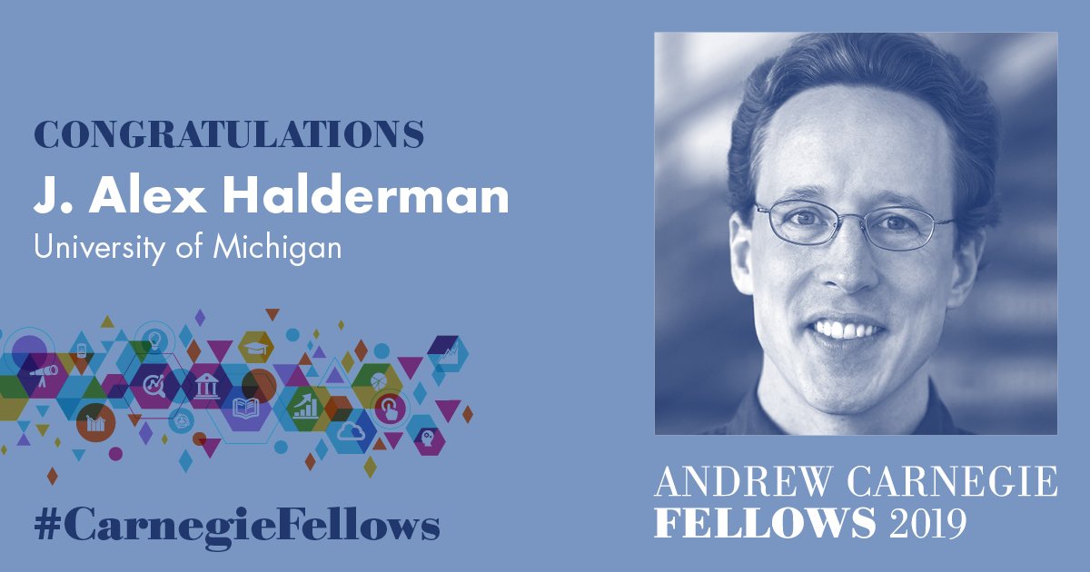 I'm proud to join the 2019 winners of the Andrew #CarnegieFellows awarded by @CarnegieCorp! carnegie.io/2PhY6u0