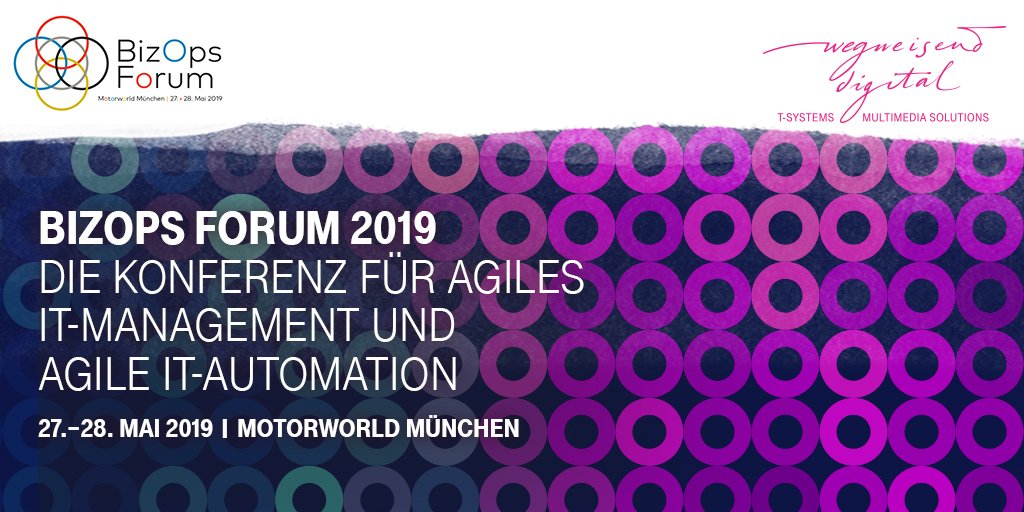 Telekom_MMS's tweet photo. #BizOpsForum vom 27. - 28.05. in #München. Treffen Sie #tsmms und erleben Sie Showcases für digitale Lösungen rund um die Themen #DevQOps, Quality Service Lane und Intelligent Insights. https://t.co/lR2Rip4odg @BizOpsForum https://t.co/Q8mZ1zen8j