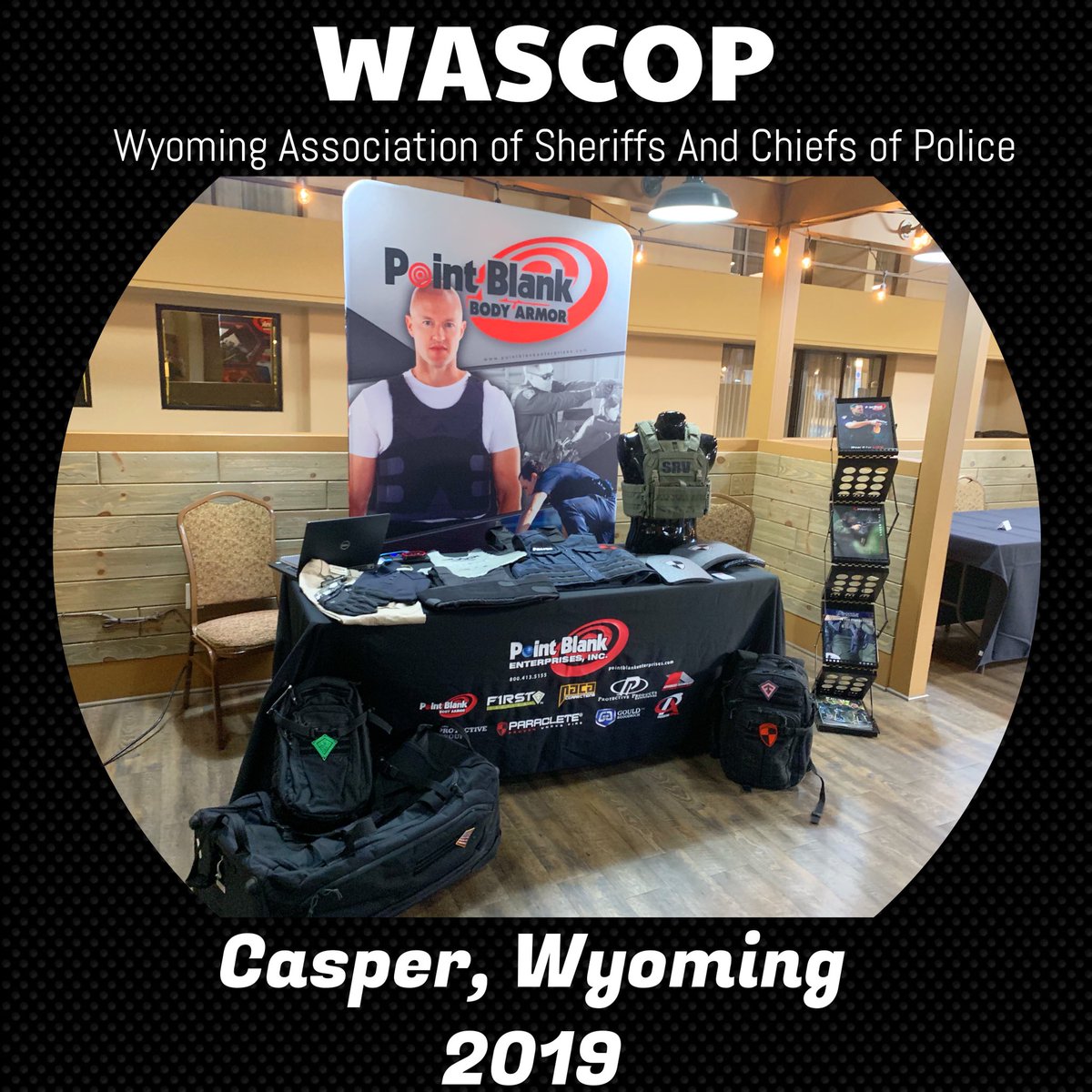 DianaLudwig7's tweet photo. WASCOP Leadership Conference 2019
Casper is one of my FAVORITE places on Earth β€οΈ #pointblankarmor #paraclete #firsttactical #gouldandgoodrich #lawenforcement #sheriff #police https://t.co/FcKWgyGjUK
