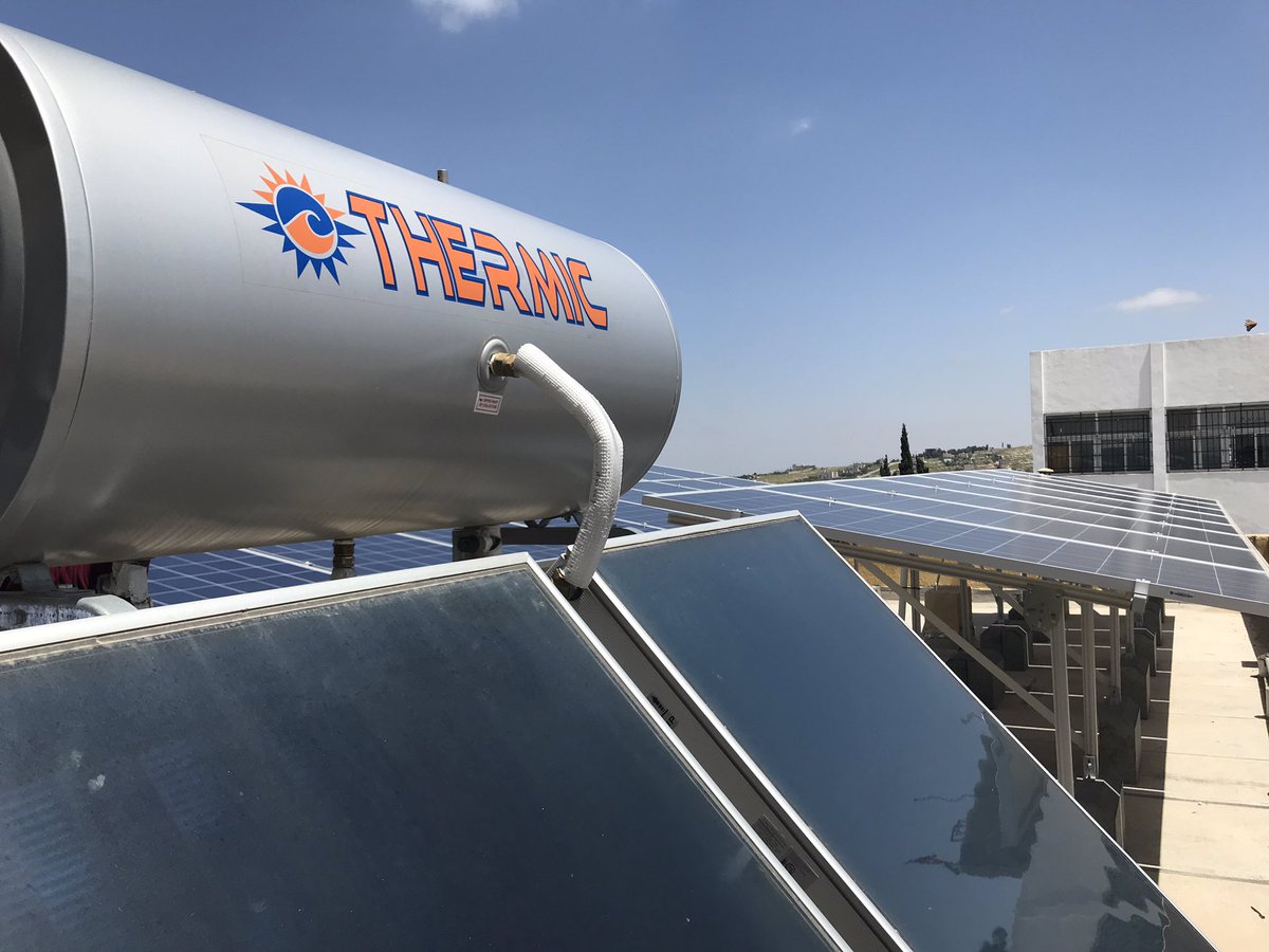 DianaAthamneh's tweet photo. Today during the Commissioning &amp; Handover visits  for several schools in Irbid #Jordan #JREEEF #MEMR #Schools_Heating_Program 
#Solar #rooftopsolar #MESIA #Award #2018 #Space_Heating #LED #SWH #infrastructure #thermal #Insulation https://t.co/B1zzPx5UsY