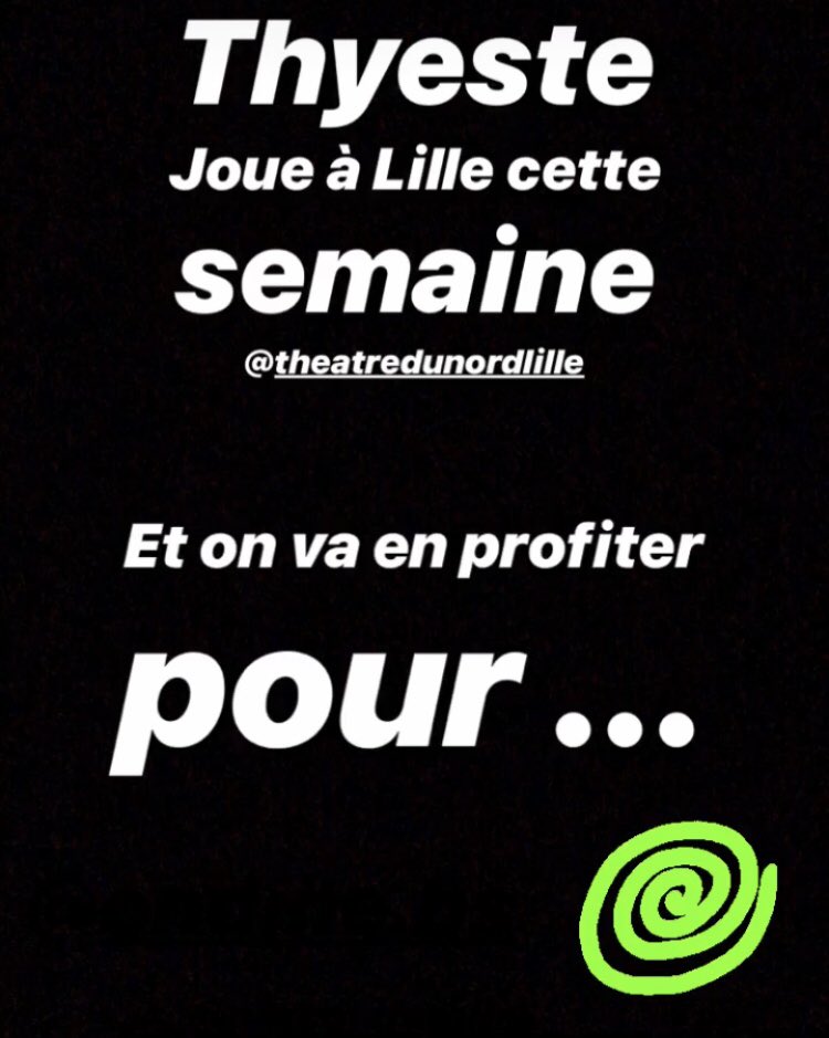 Thomajolly's tweet photo. Cette semaine @theatredunord on fait des expériences avec les spectateurs de #thyeste / quand le théâtre dialogue avec les sciences cognitives... 🖤 (Cc @OBtheatre ) https://t.co/ZbevKvMYXX