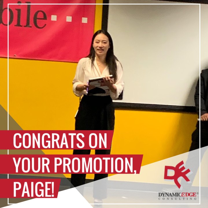 Dynamic_Edge_LA's tweet image. The #DynamicEdgeConsulting team is proud to #congratulate Paige for earning her first #promotion at the firm!  ✨ #Carson