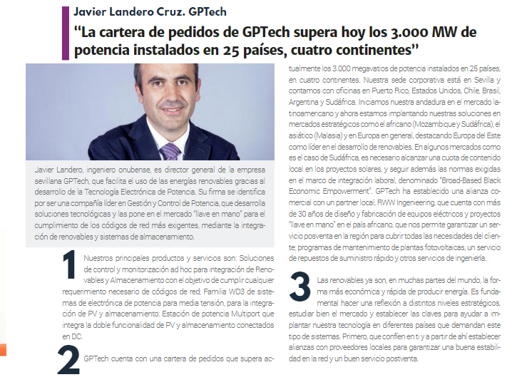 GPTech_global's tweet photo. Nuestro Director General, Javier Landero, presente en el número de abril (2019) de la Revista Ingeniería Industrial (Revista del COIIAOC). @IndustrialesCV #sevilla #GPTech #Ingeniería #Internacionalización #IngenieríaIndustrial Más información: https://t.co/S7GdStvpQw https://t.co/BYplN5g9Yg