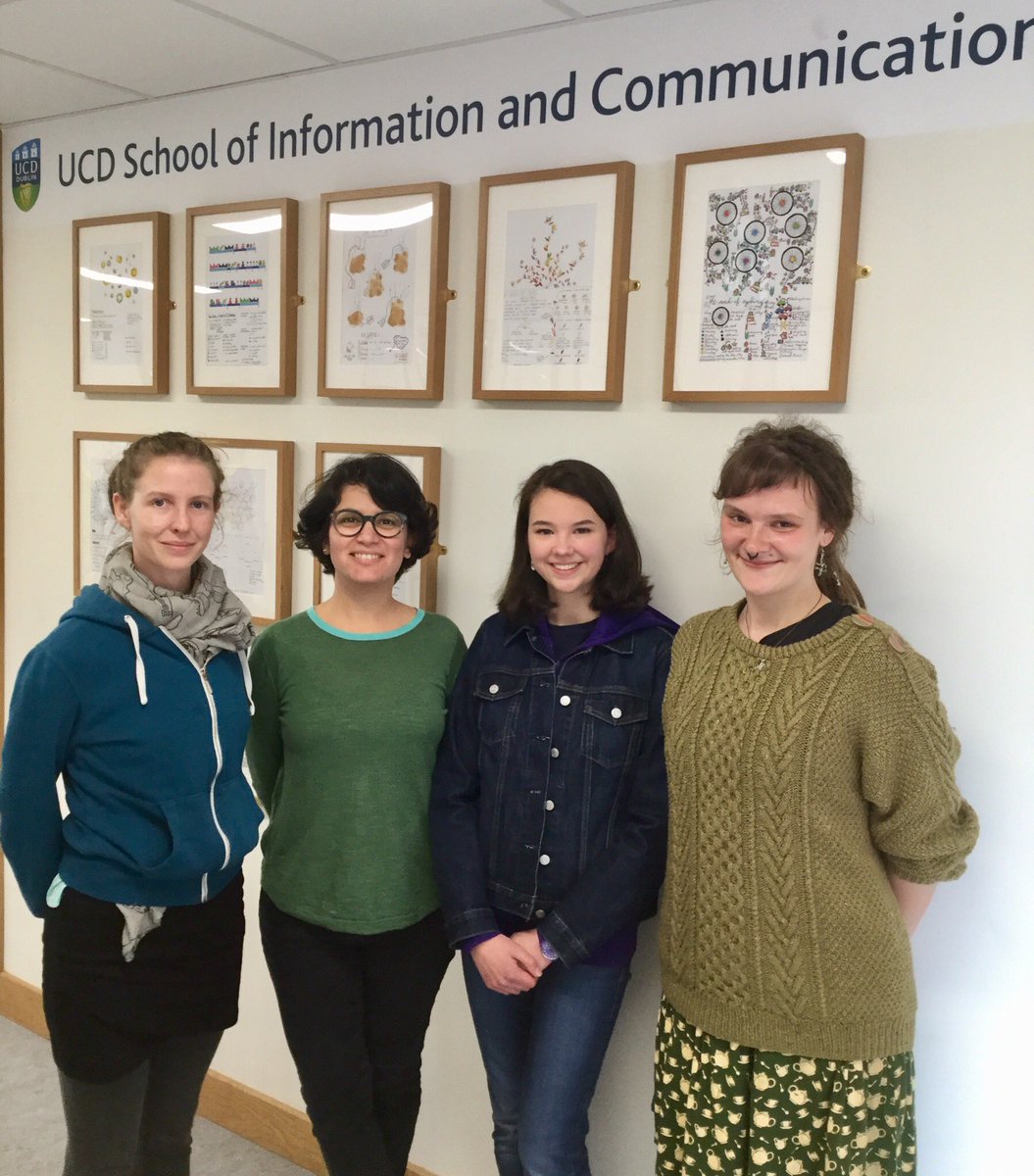 UCD_iSchool's tweet photo. .@Bahareh360 pictured with some of her #InfoDesignUCD students
Info Design provides a foundation of the theory & practice of information design &presentation. It aims to develop understanding of design principles in society & increase critical awareness of info design techniques https://t.co/4yVcg3feHb