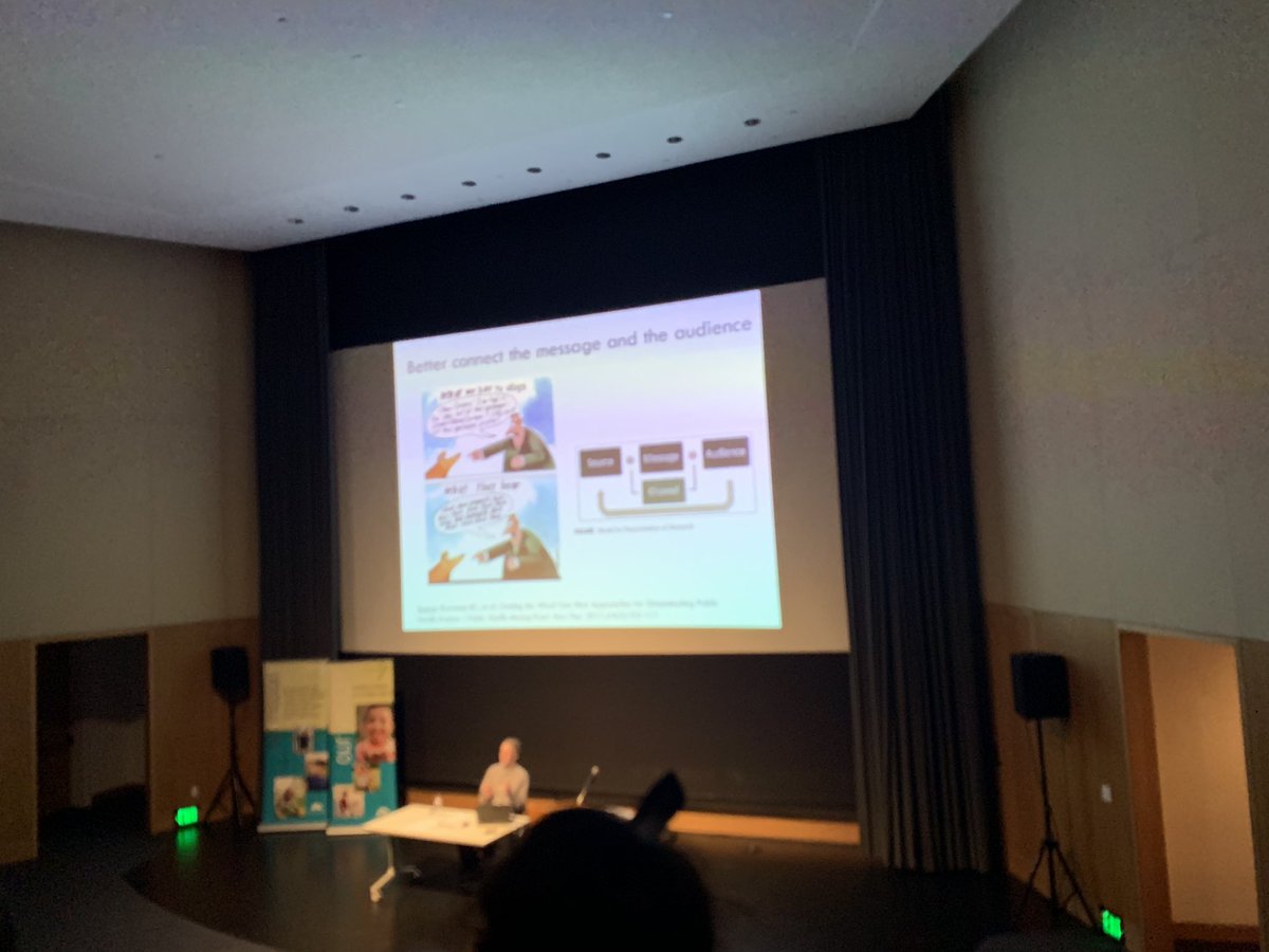 DrStephenPont's tweet photo. Ross Brownson- “We must better tailor the message to our audience.” Especially if we’re hoping to empower action! #MSDlecture @msdcenter @BrownSchool @DellFdn @TexasDSHS @deannahoelscher @uthealthcomm https://t.co/Z9MdkAlfhI