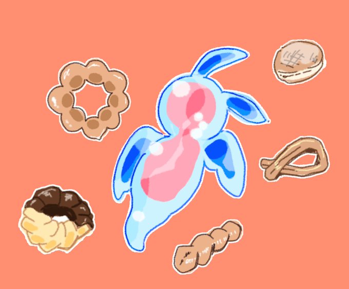 ドーナツと陸クリオネ 