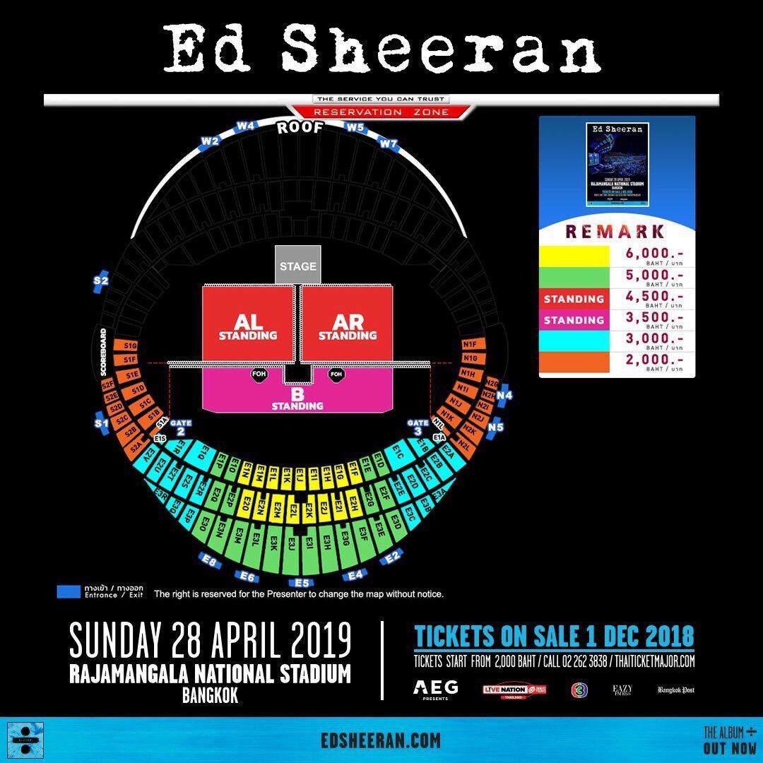 bbamms's tweet image. ขายบัตร #EdSheeranBKK2019 #EdSheeranDivideWorldTour2019 
Zone B standing (ราคาเต็ม3500) ขายต่อ3300 
ถ้าเอาสามใบลดได้อีกค่ะ