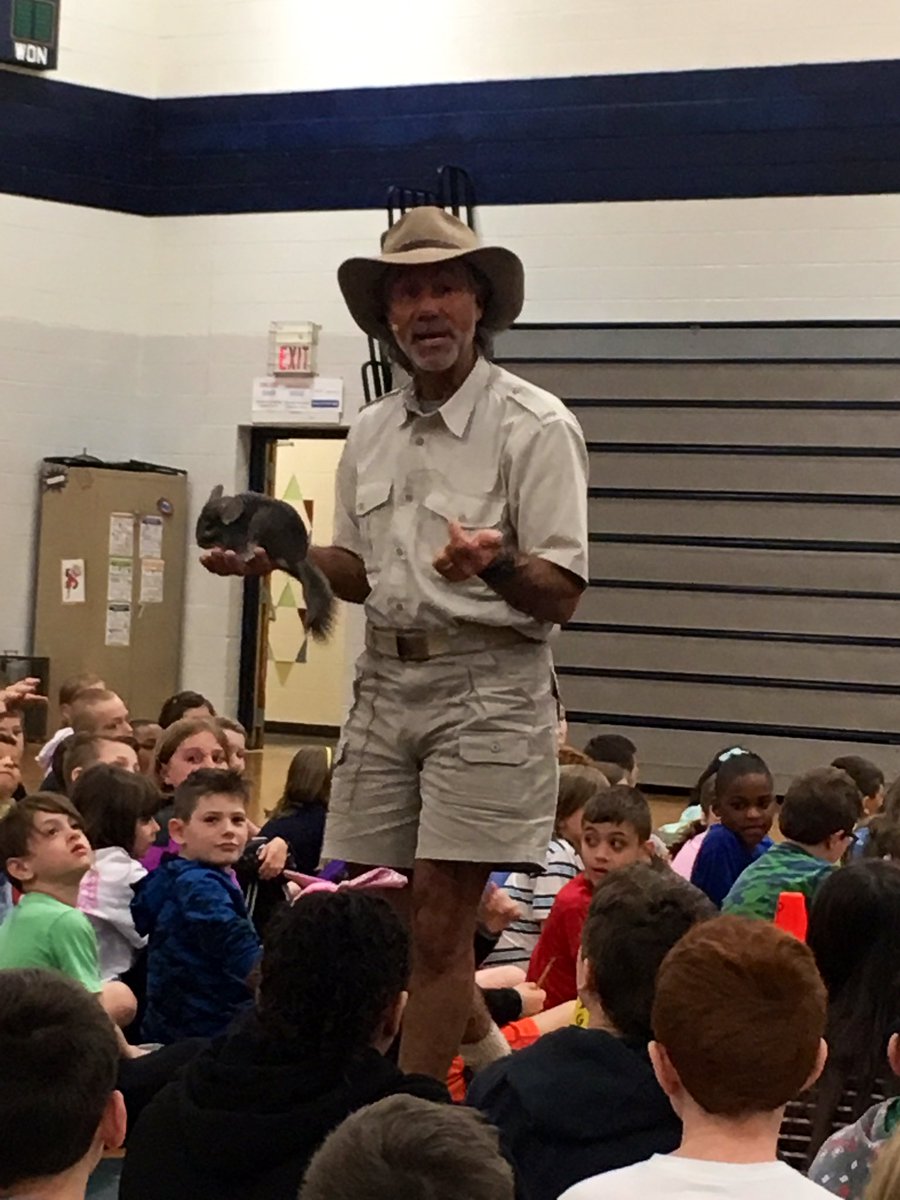 Had an awesome <a href="/Jungleterry1/">Terry Sullivan</a> assembly to conclude our One School One Book reading of Hank Zipzer Day of the Iguana!! Thanks Jungle Terry and Ridge PTA! 🐍🦂🦎 #RidgeESRocks