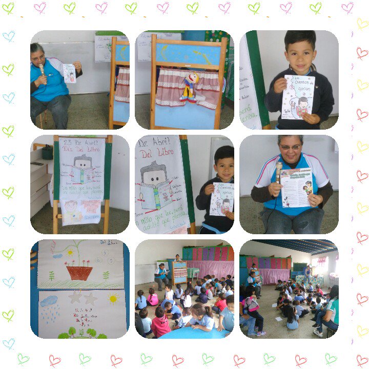 FIESTA PEDAGÓGICA CELEBRANDO EL MES DEL LIBRO, DEL IDIOMA CASTELLANO Y DERECHO DE AUTOR EN EL MARCO DE LOS 70 AÑOS DE LA REVISTA TRICOLOR ( LA MAGIA DE ESCRIBIR PARA TRASFORMAR AÑO 2019) LECTURA Y ELABORACIÓN DE REVISTA TRICOLOR <a href="/Crazet2011/">Crazet2011</a> <a href="/clifpsc/">CLIFPMV Municipio San Cristóbal</a> <a href="/MLUCESTAC/">zona educatvita</a> CEI INOSITO